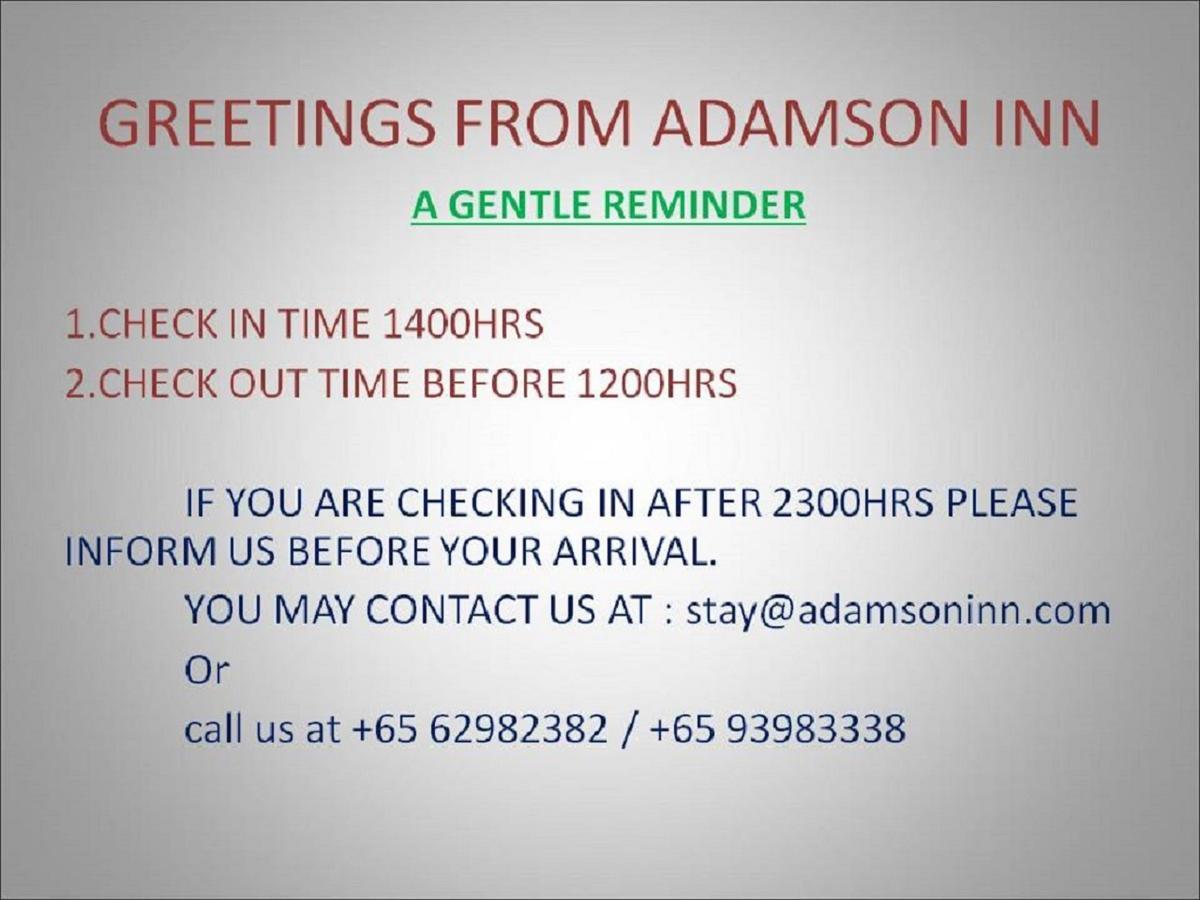 Adamson Inn Singapore Eksteriør billede